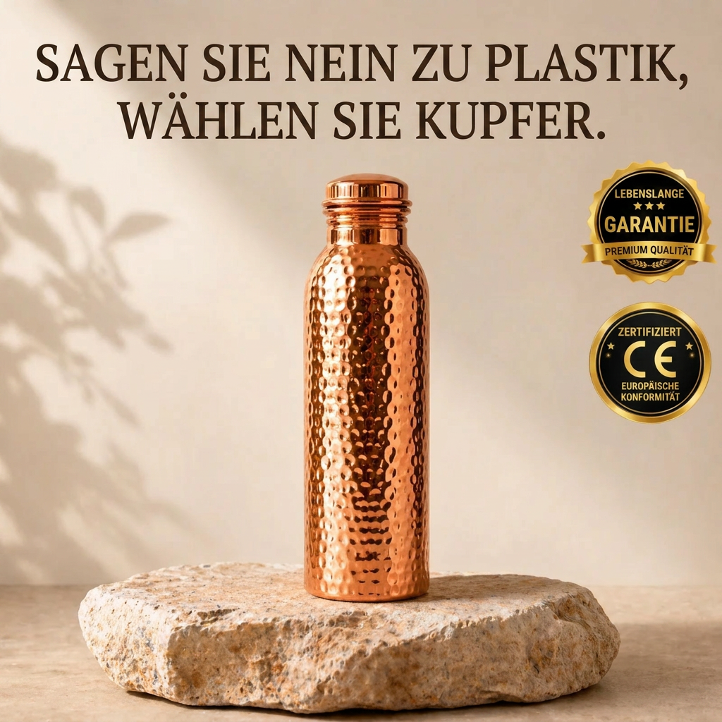 Kupferflasche – MyTamra™ | Natürlich gereinigtes Wasser, ohne Plastik