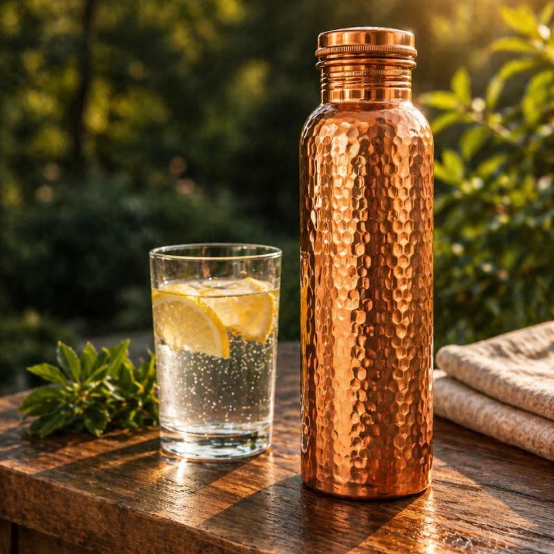 Kupferflasche – MyTamra™ | Natürlich gereinigtes Wasser, ohne Plastik
